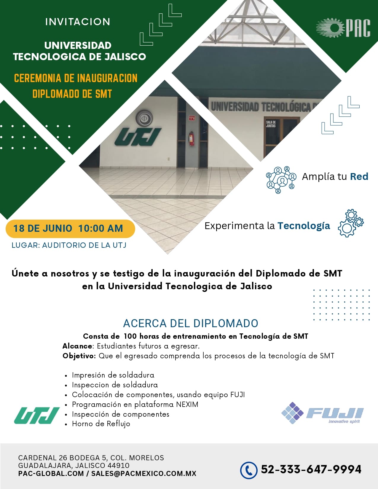 Eventos Tecnología UTJ PAC México